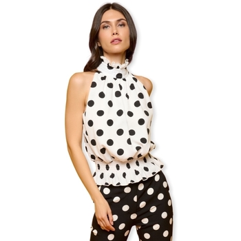 Minueto Blouse  Top Weho - Polka Dots