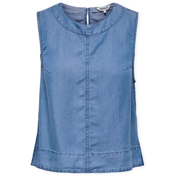 Only Blouse  Top Pema-Dorsi - Medium Blue Denim