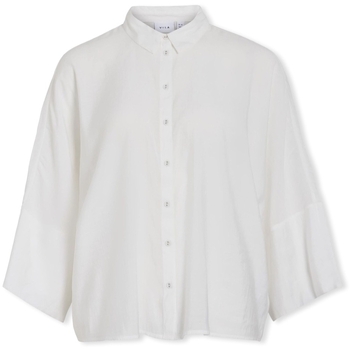 Vila Blouse  Aspyn 3/4 Loose Shirt - Cloud Dancer