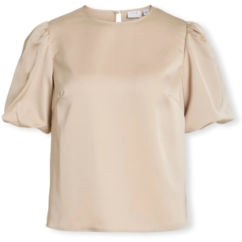 Vila Blouse  Noos Top Ellette - Cement