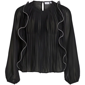 Vila Blouse  Top Metina L/S - Black