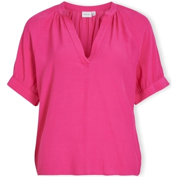 Only Blouse  VILA Top Fulia S/S - Cabaret