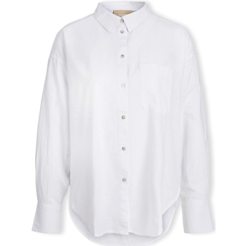 JJXX Blouse  Jamie Linen Shirt L/S - White