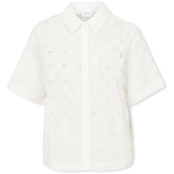Vila Blouse  Lucie Shirt 2/4 - Cloud Dancer