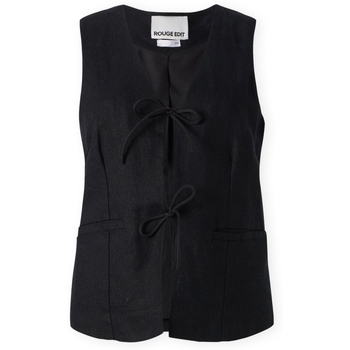 Rouge Edit Blouse  Summer Waistcoat - Meteorite