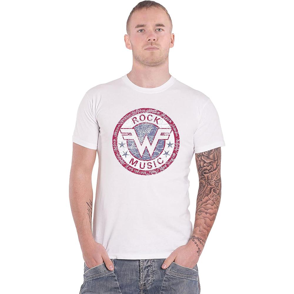 Pertemba FR - Apparel Weezer Unisex volwassen rockmuziek katoenen T-shirt S
