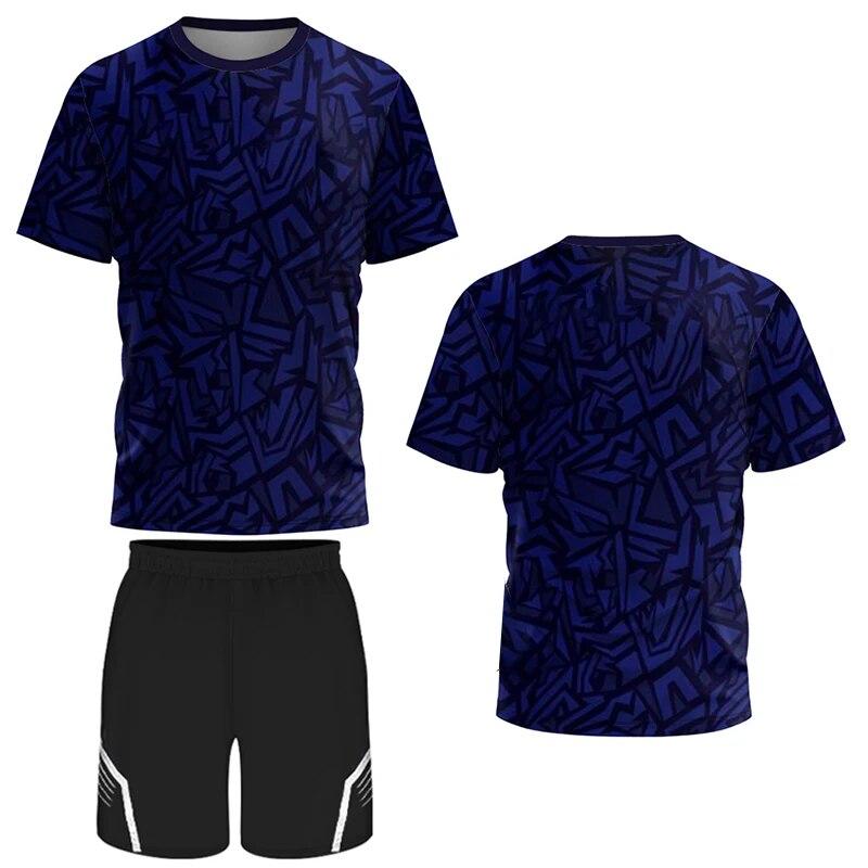 ETST WENDY 05 T-shirt en shorts Set Tennis Tafeltennis Trainingskleding Zomer Outdoor Running Light M