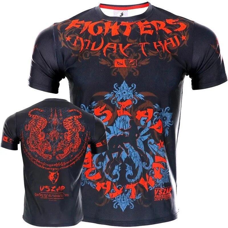 ETST WENDY 005 Nieuwe Zomer 3D Muay Thai Afdrukken T-shirt Voor Mannen Kinderen Mode BJJ Sport T-shirts Unisex Gym Sneldrogende Kleding VSZAP Top Tee L