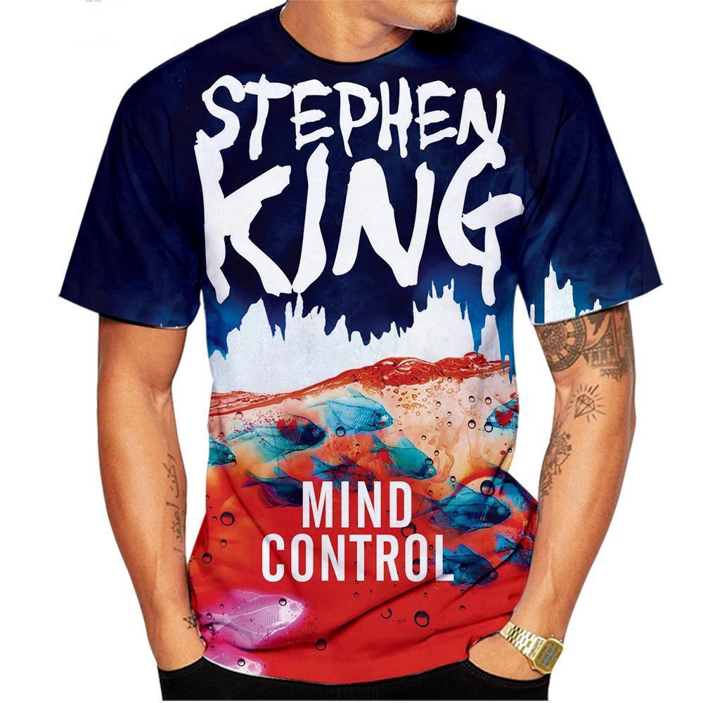 Xin nan zhuang Christine Stephen King Heren Casual T-shirt Stephen King Horror Killer Car Zwart 3D geprint Kort Mouw Horror Top XXL
