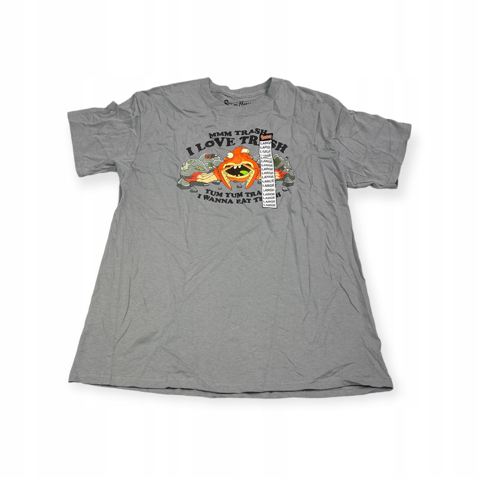Outletup-clothes Koszulka T-shirt męski Spencer's biały Ricky and Morty L