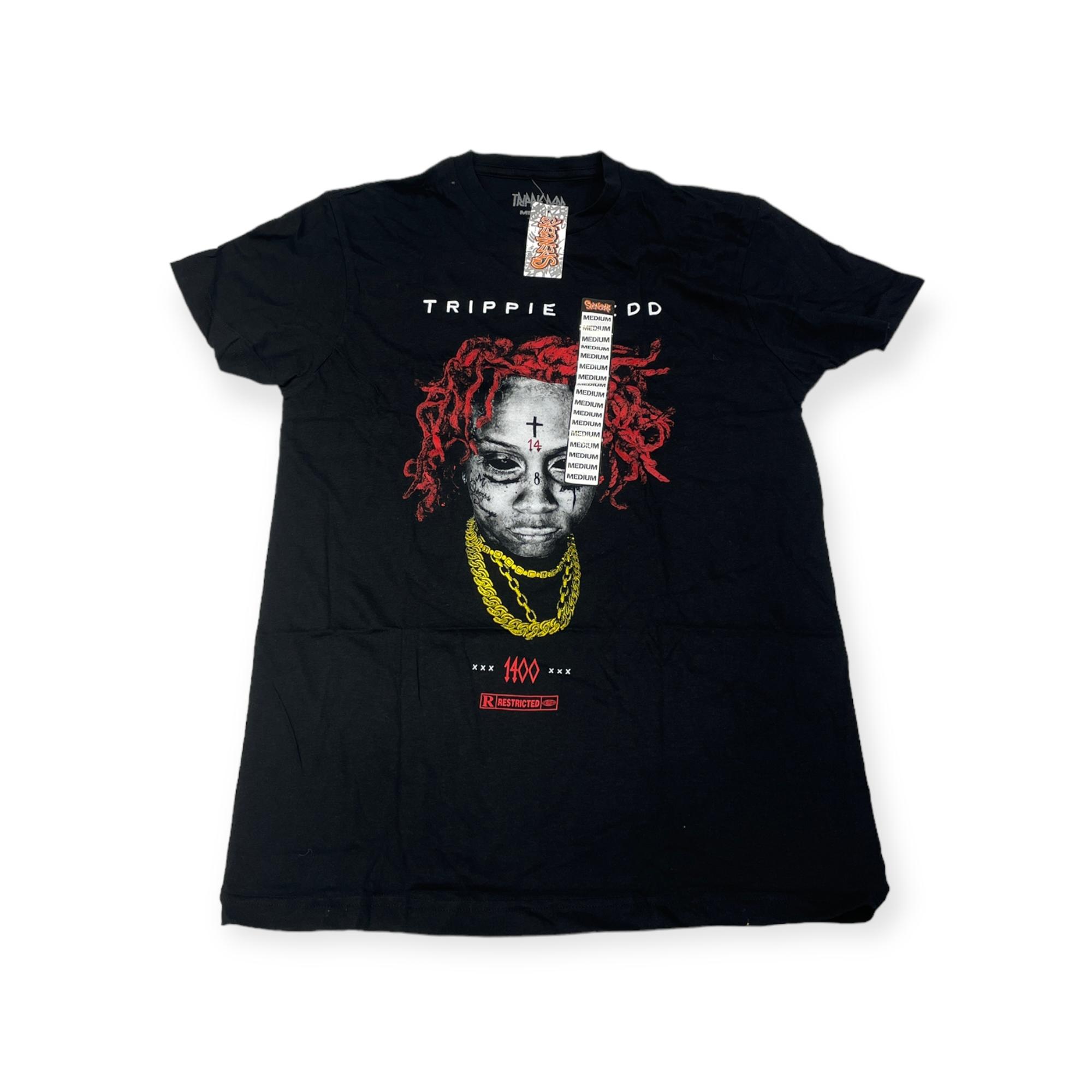 Outletup-clothes Koszulka T-shirt męski okrągły dekolt SPENCER'S NADRUK XL