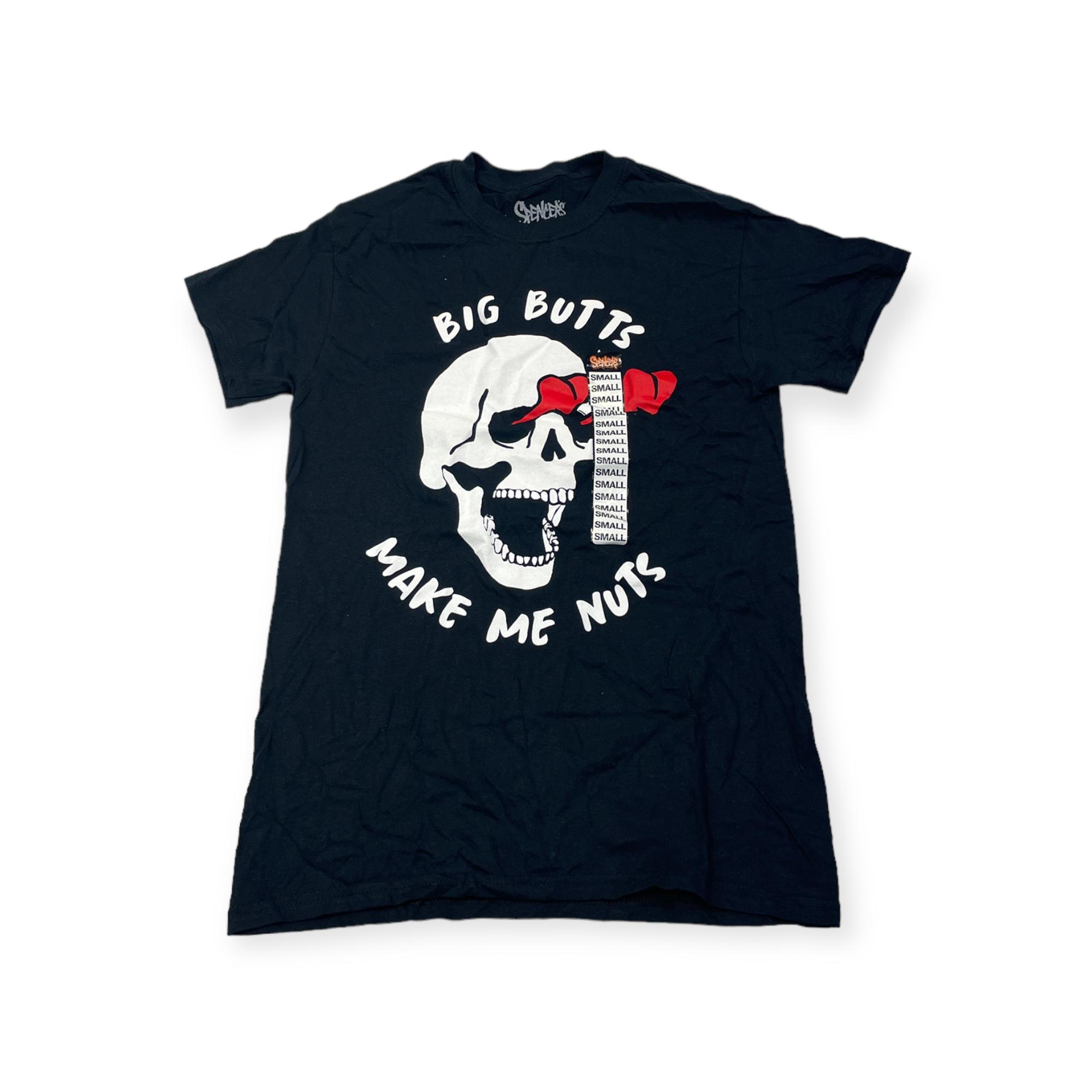 Outletup-clothes Koszulka T-shirt męski okrągły dekolt SPENCER'S NADRUK S
