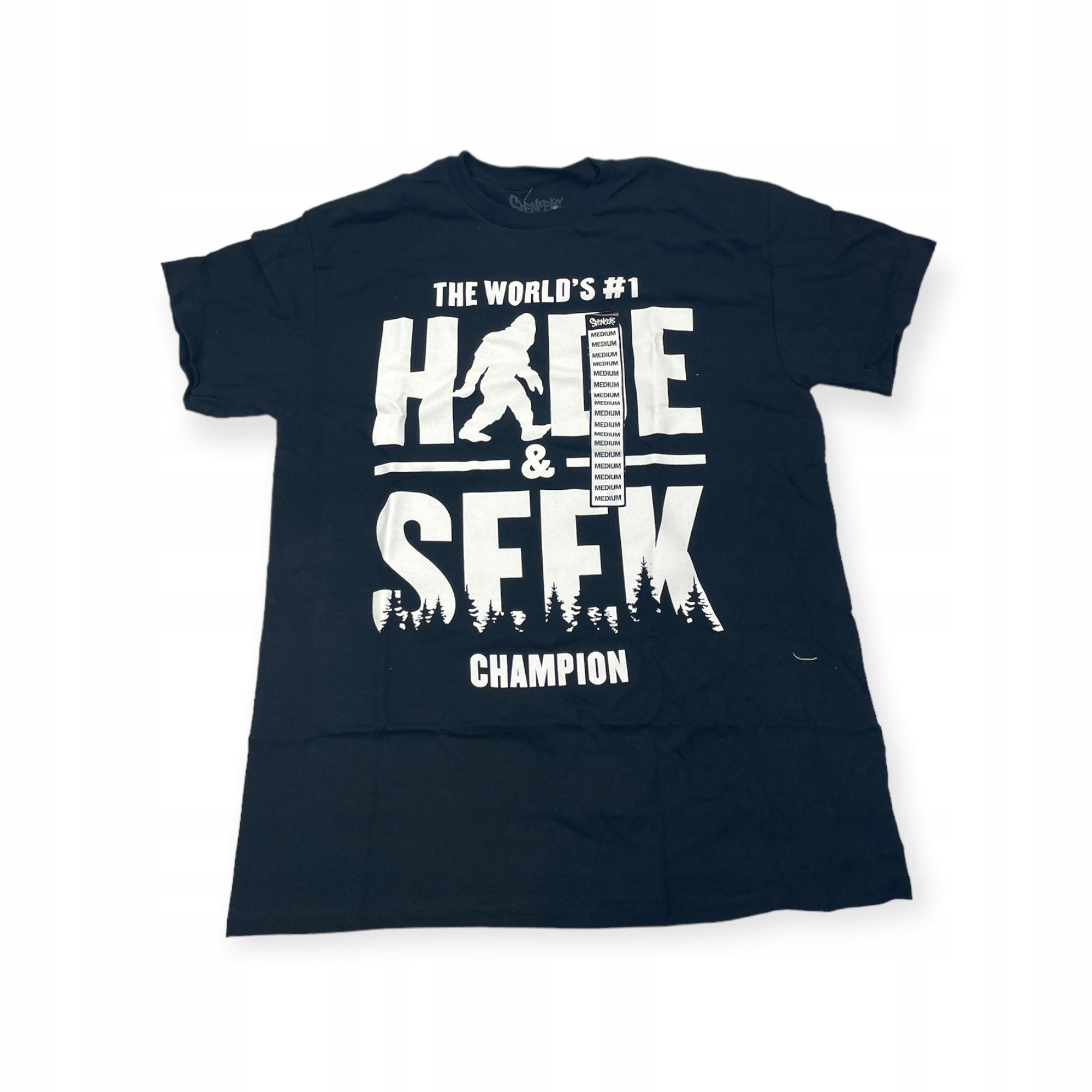 Outletup-clothes Koszulka T-shirt męski okrągły dekolt SPENCER'S NADRUK M