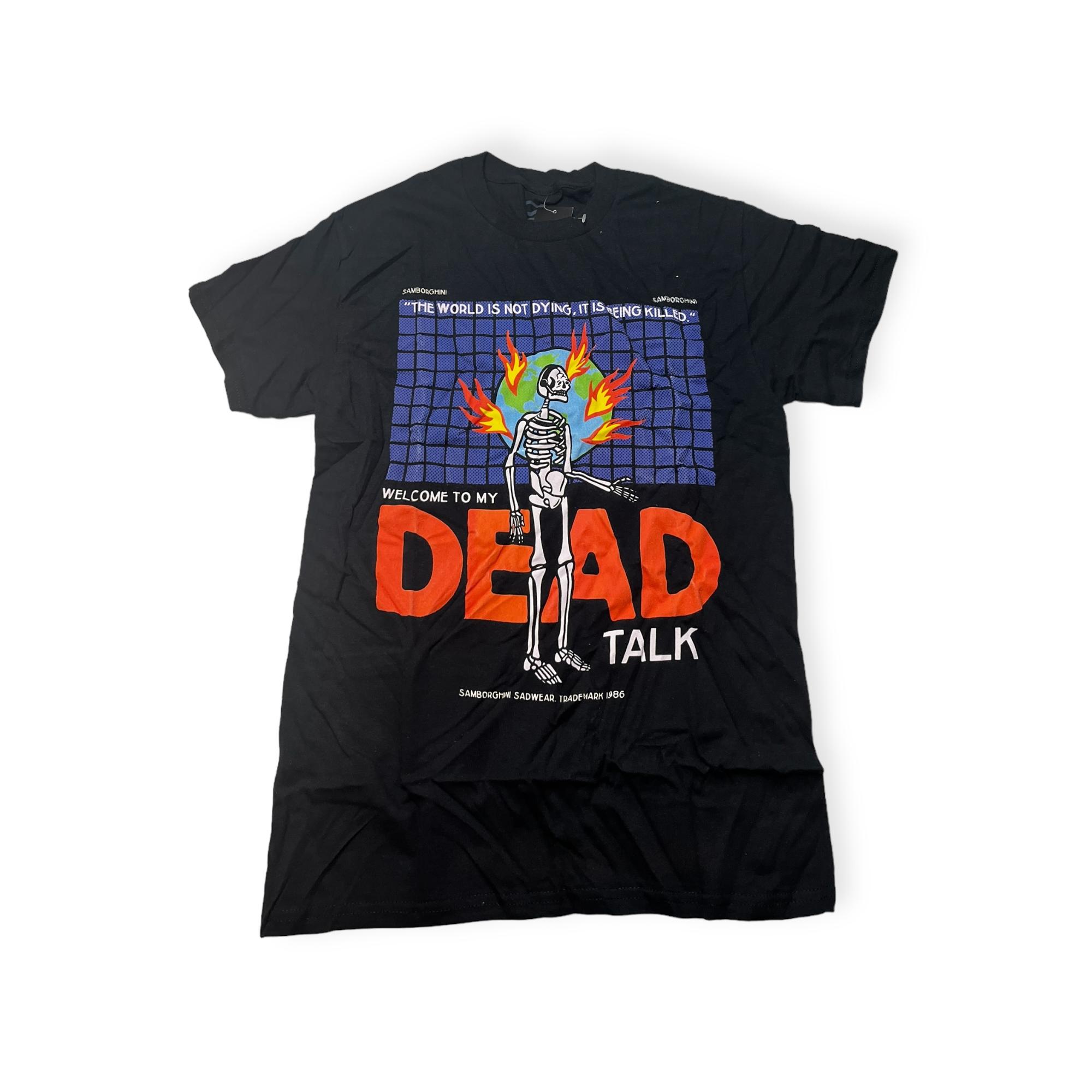 Outletup-clothes Koszulka T-shirt męski okrągły dekolt SPENCER'S NADRUK M