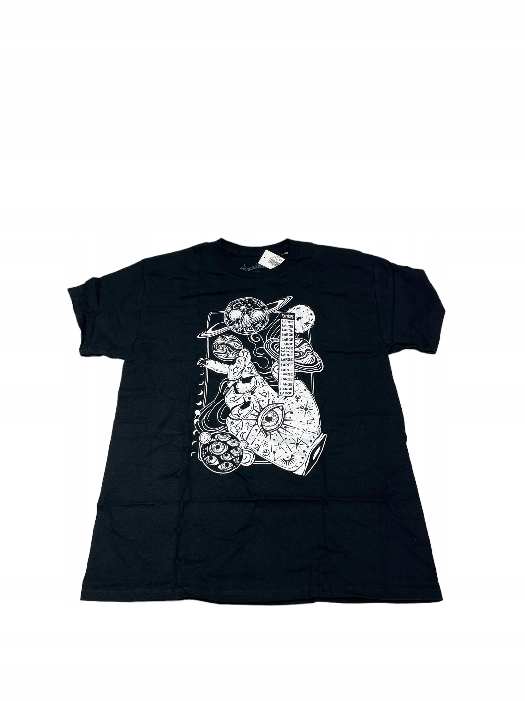 Outletup-clothes Koszulka T-shirt męski okrągły dekolt SPENCER'S Threadless M