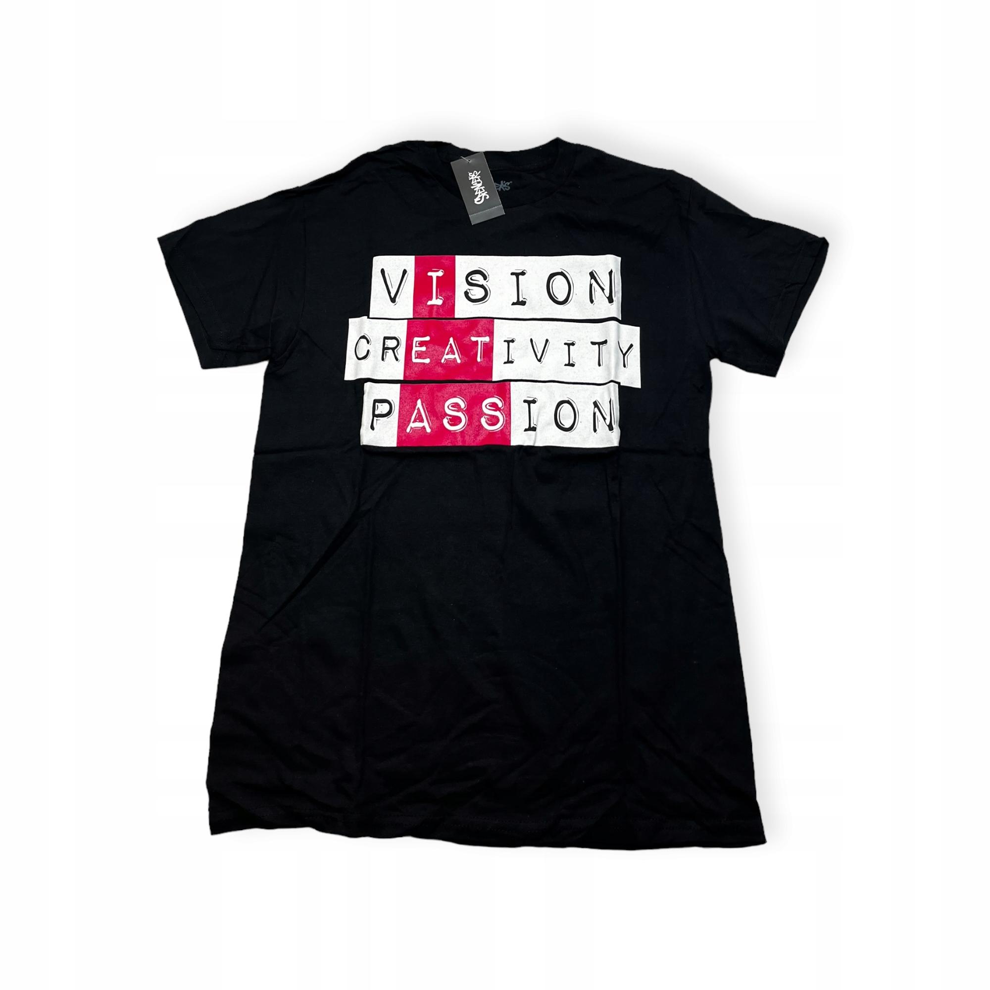 Outletup-clothes Koszulka T-shirt męski okrągły dekolt SPENCER'S nadruk M