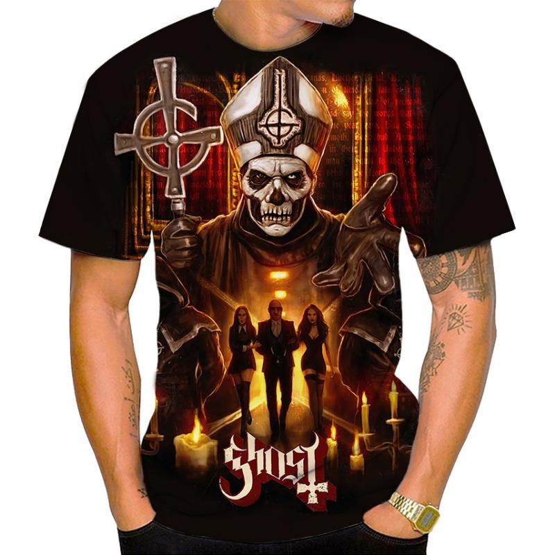 ETST WENDY 005 Ghost Band T-shirts 3D-print Heren Dames Cool Streetwear Korte Mouw Hip Hop T-shirt Oversized Harajuku Kinderen Tops Tees Kleding 3XL