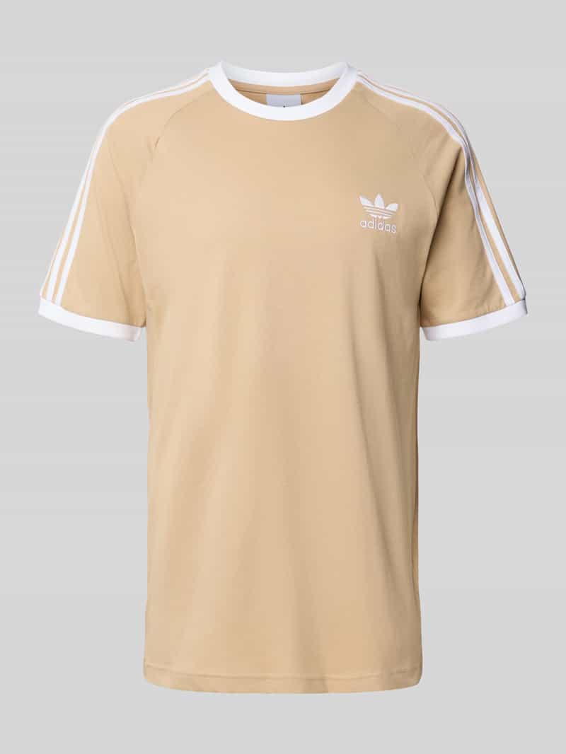 Adidas Originals Adicolor Classics 3-Stripes T-Shirt, Ecru Tint