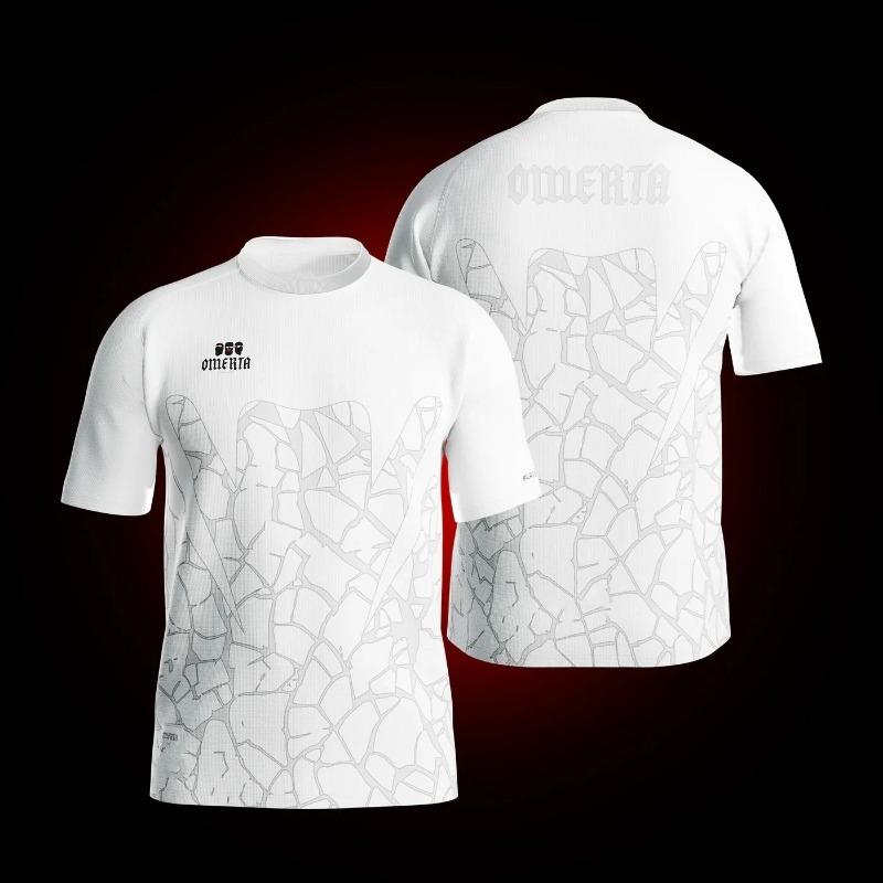 Xuhaijian02 maillot omerta 47 t-shirt heren casual zwart wit top y2k kleding M