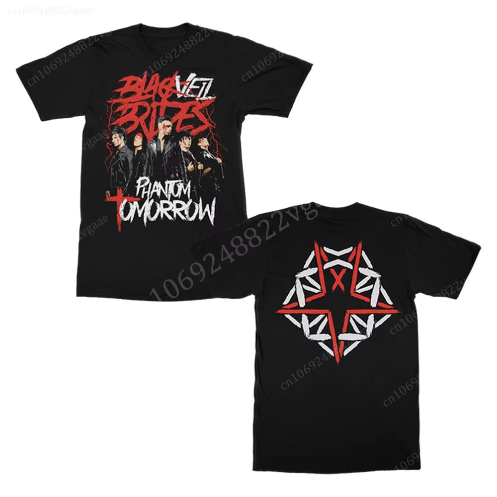 Comfortable season Zomer Black Veil Brides T-shirt Heren Katoen Dames Vintage Korte Mouw Kinder T-shirt Oversized Tops XXL