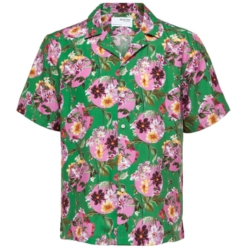 Selected Overhemd Lange Mouw  Relax Liam Shirt - Jolly Green