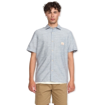 Rvlt Revolution Overhemd Lange Mouw  RLVT REVOLUTION Short Sleeved Loose Shirt 3180 - Blue