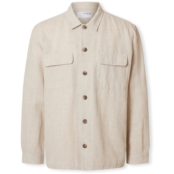 Selected Overhemd Lange Mouw  Noos Leroy Sun Shirt - Pure Cashmere