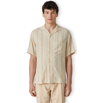 Portuguese Flannel Overhemd Lange Mouw  Almada Shirt - Ecru
