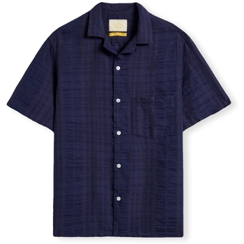 Portuguese Flannel Overhemd Lange Mouw  Crupao Shirt - Navy
