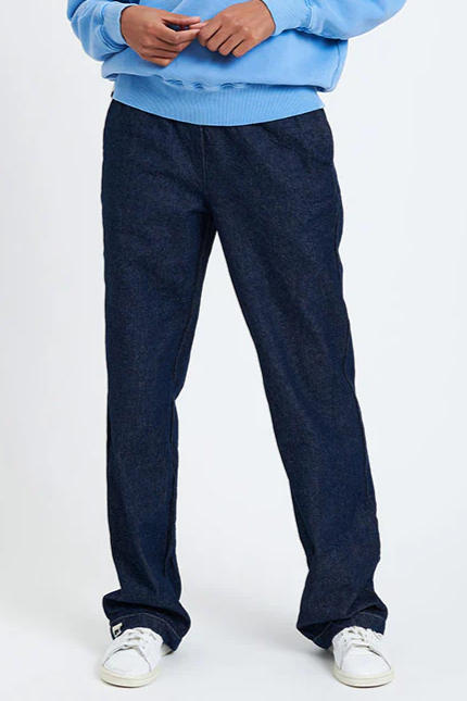 New Optimist Damen vegan Hose Ramo Indigoblau