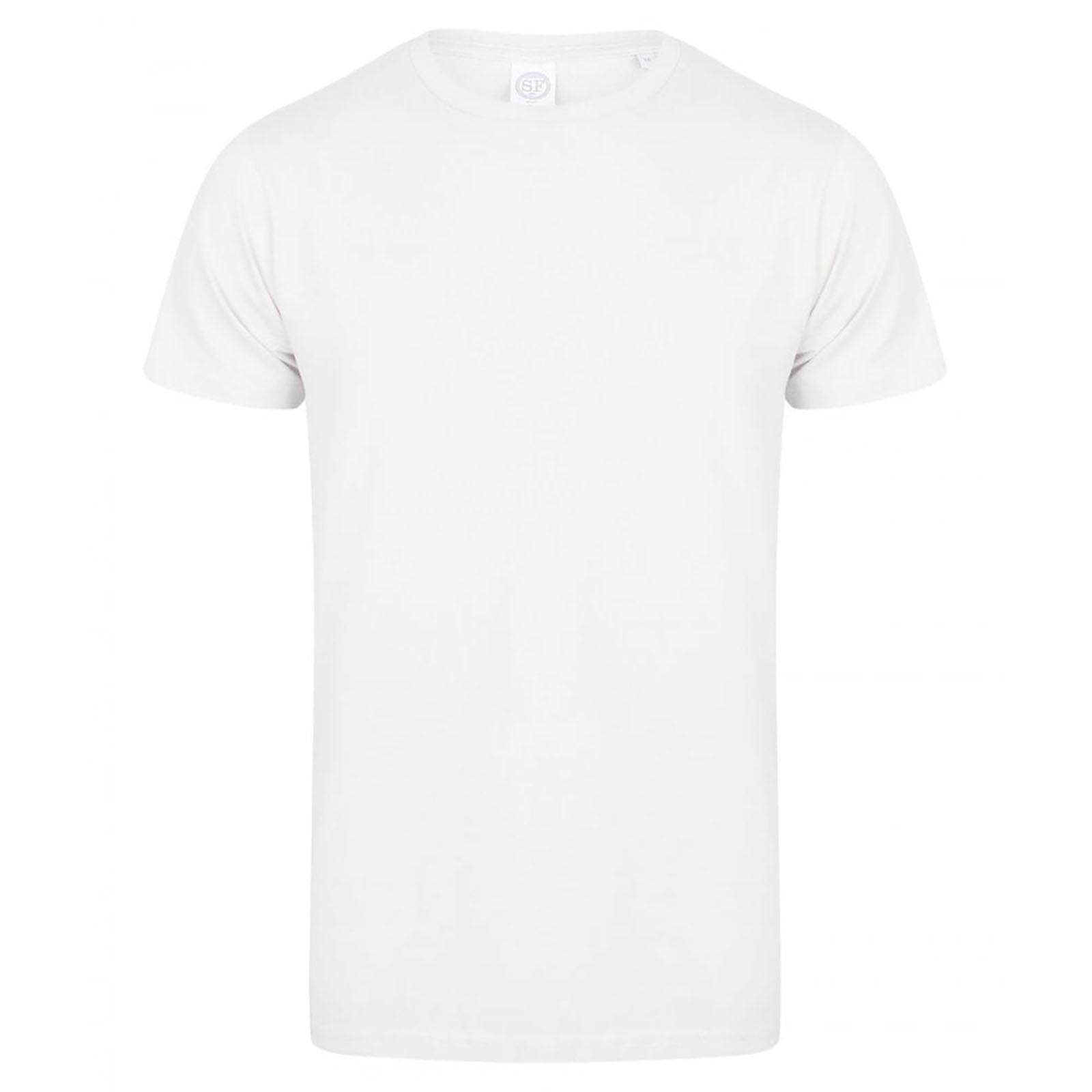 Skinni Fit Heren Feel Good Stretch T-shirt met V-hals en korte mouwen L