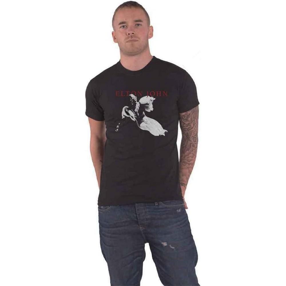 Pertemba FR - Apparel Elton John Unisex volwassen eerbetoon 1 katoenen T-shirt M