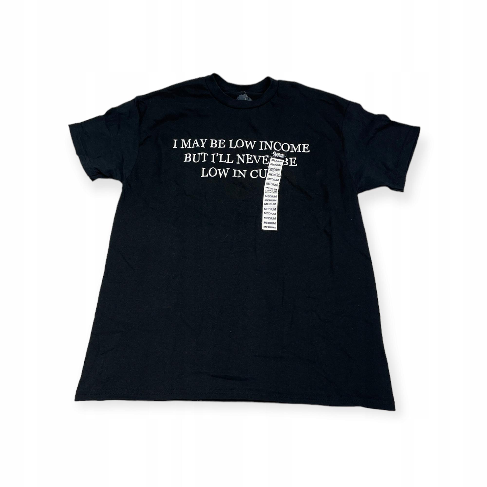 Outletup-clothes Koszulka T-shirt męski okrągły dekolt SPENCER'S NADRUK M