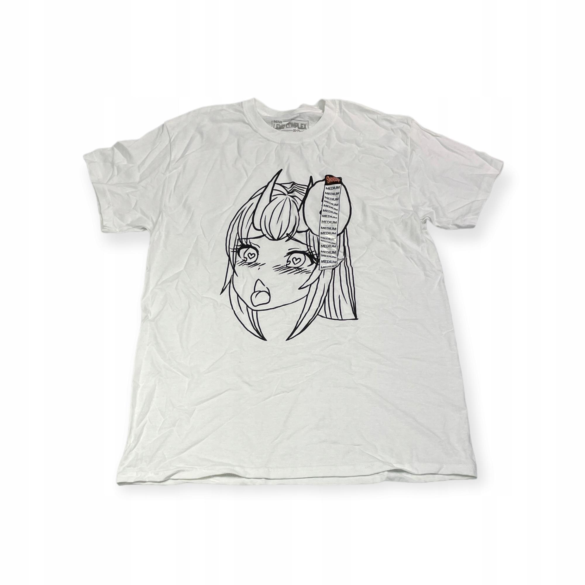 Outletup-clothes Koszulka T-shirt męski okrągły dekolt SPENCER'S LEWD COMPLEX M