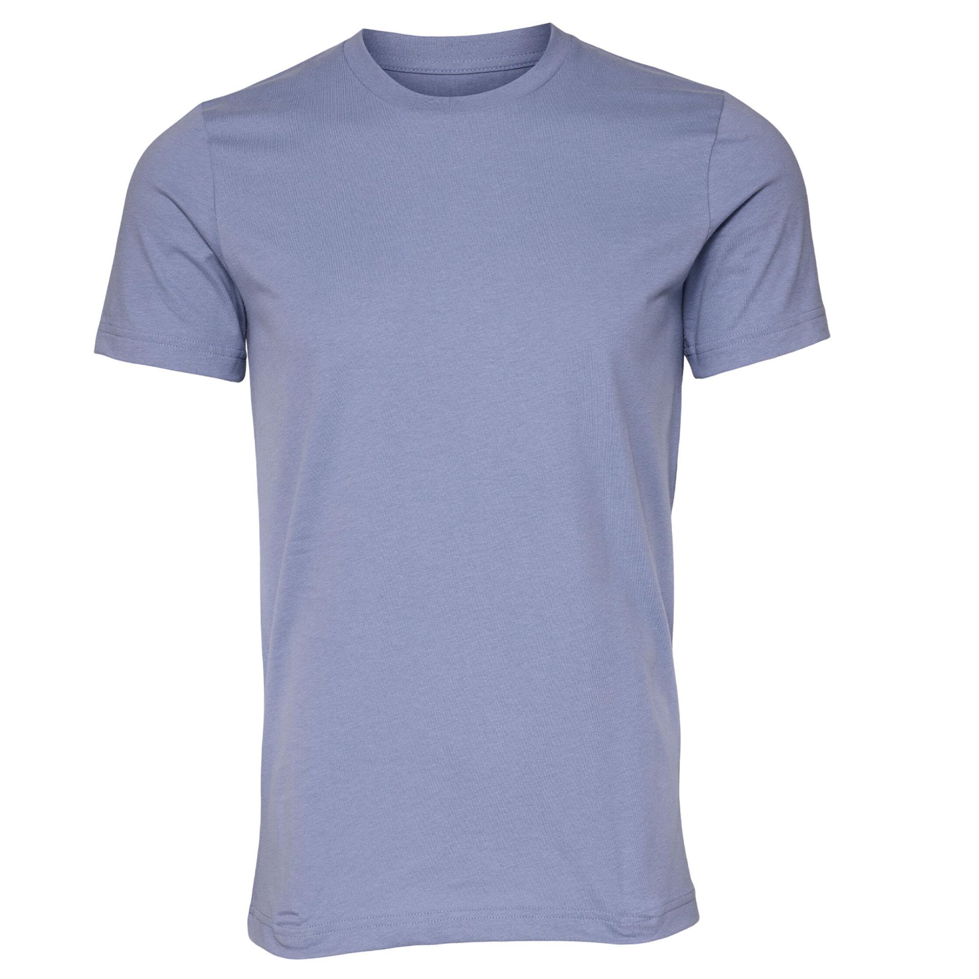 Bella + Canvas Canvas unisex jersey T-shirt met ronde hals / T-shirt met korte mouwen voor heren S