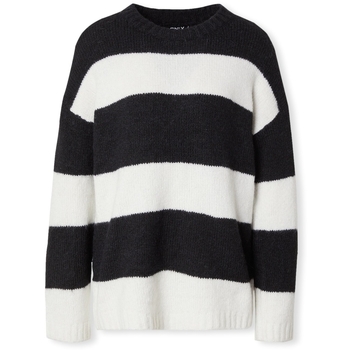 Only Trui  Filone Life Knit - Black/Cloud Dancer