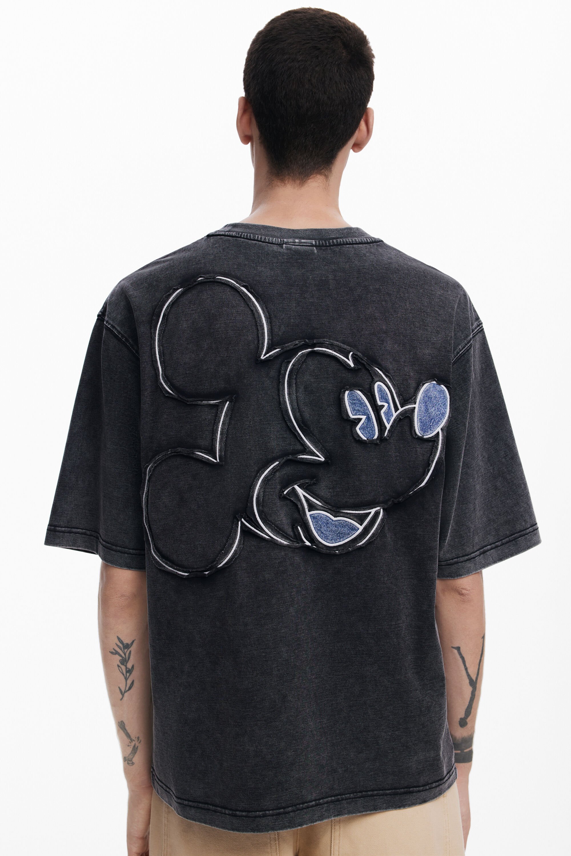 Desigual Denim T-shirt Mickey Mouse™ - BLACK