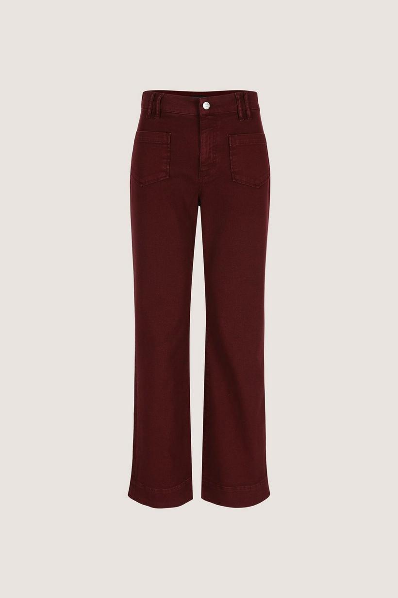Mayerline High Waist Bootcut Jeans In Gekleurd Denim