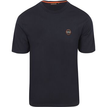 Napapijri T-shirt Korte Mouw  Badge T-shirt Navy
