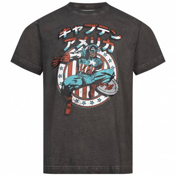 Lizenz Captain America Marvel Japan Stances Heren T-shirt FBMTS729VBL