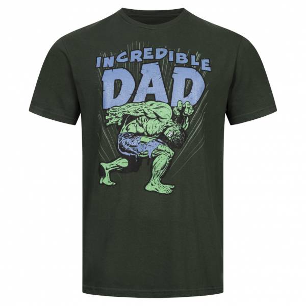 Lizenz Hulk Marvel Incredible Heren T-shirt MAMTS055FST