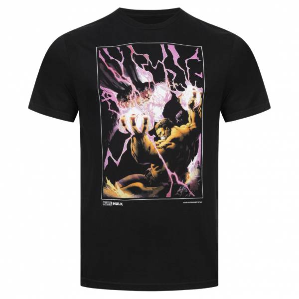 Lizenz Hulk Marvel Strongest of all Heren T-shirt MAMTS036BLK