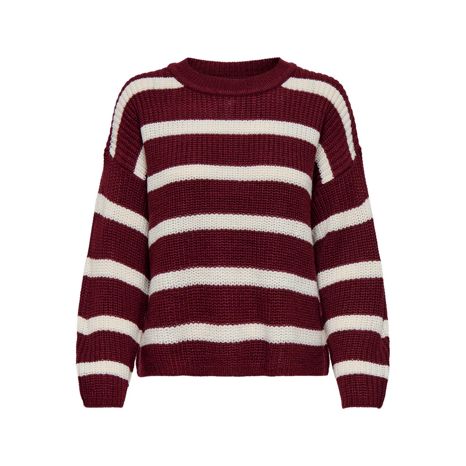 JDY Gebreide trui JUSTY L/S STRIPE PULLOVER KNT NOOS