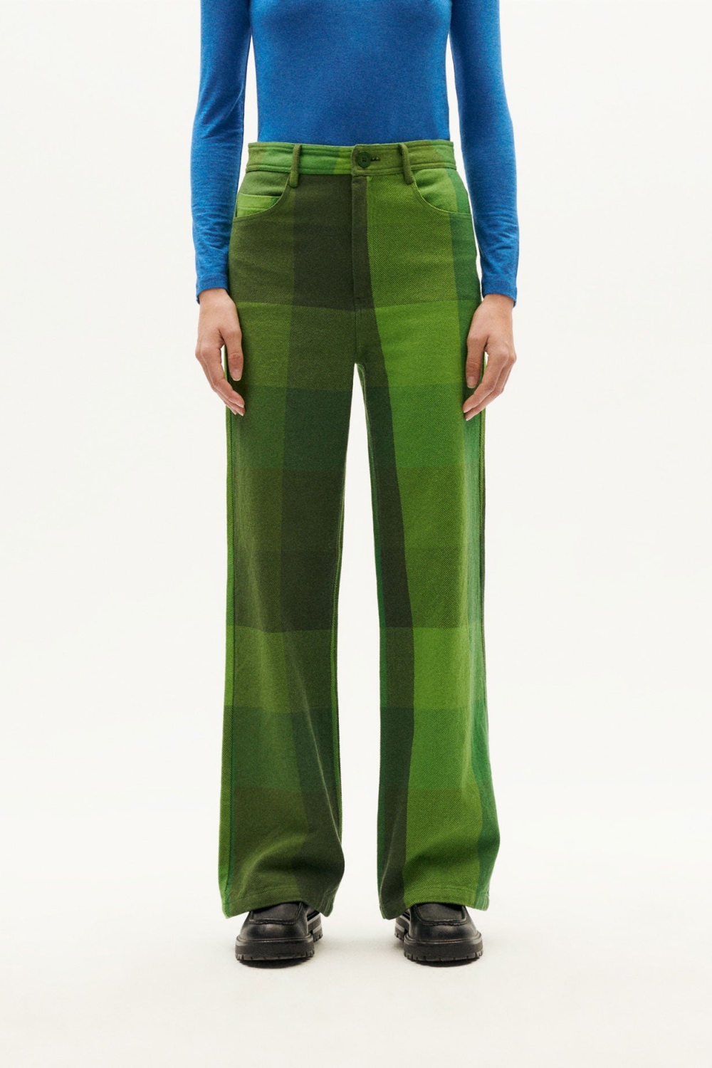 Thinking mu Damen vegan Hose Central Decke KorallengrÃ¼n