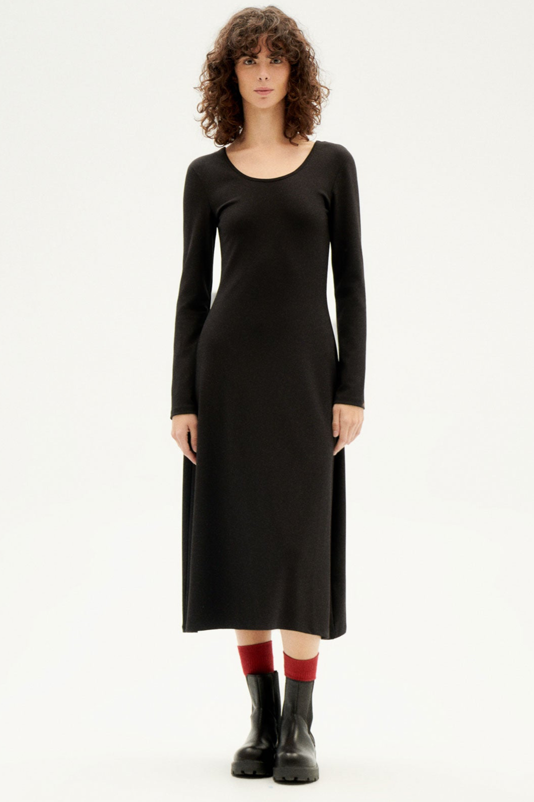 Thinking mu Damen vegan Kleid Soraya Schwarz
