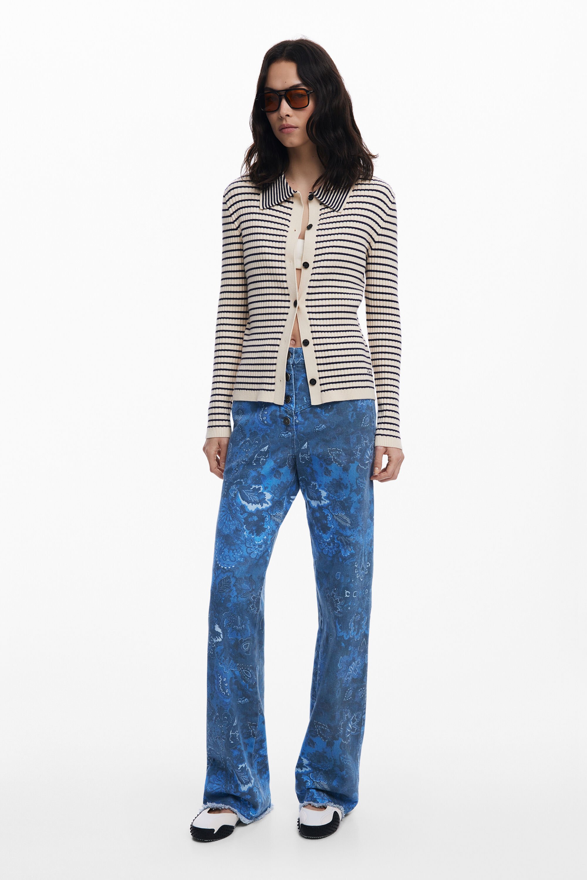 Desigual Paisley keperbroek - BLUE