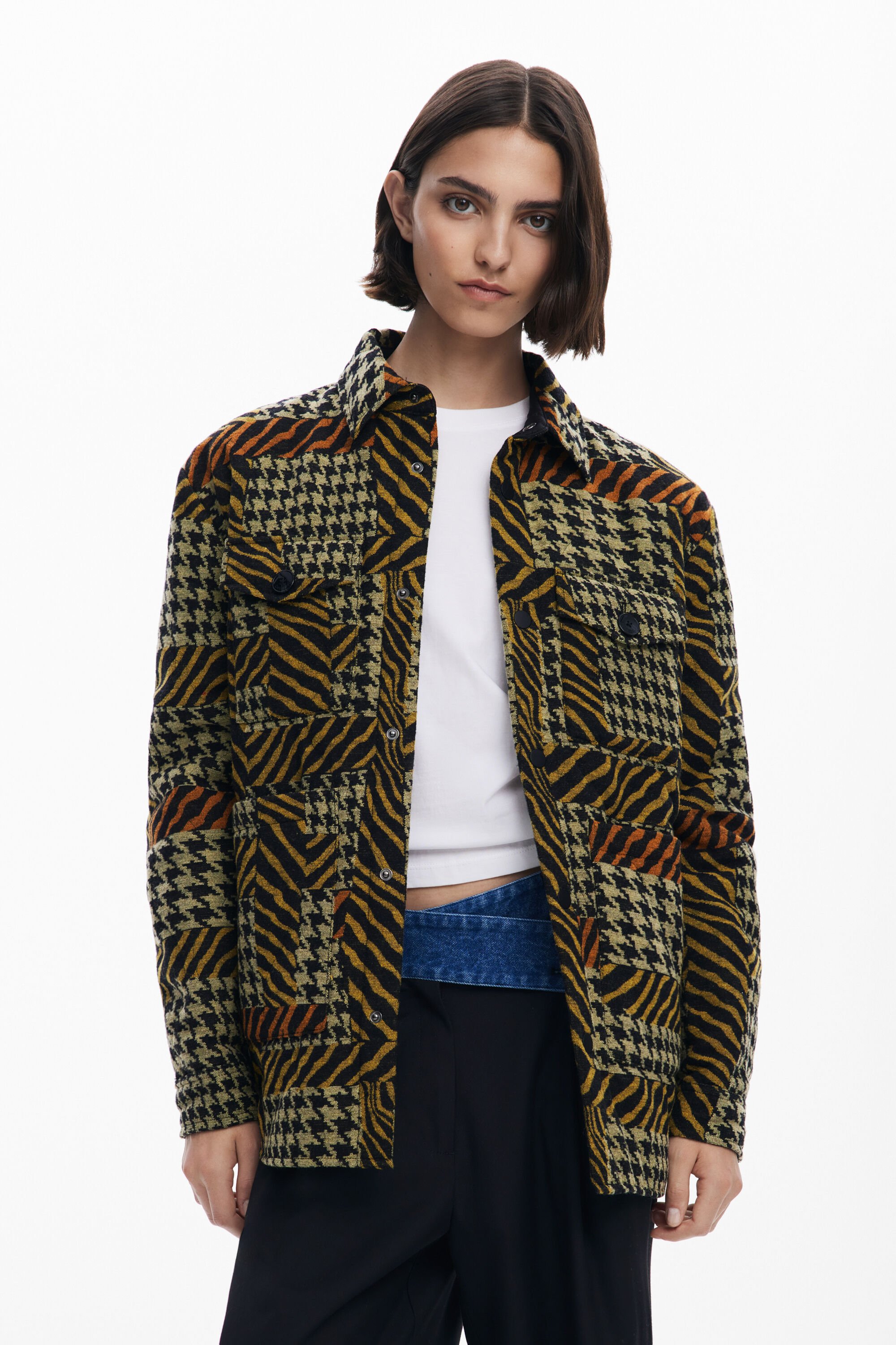 Desigual Jas ontworpen door Mr. Christian Lacroix - YELLOW
