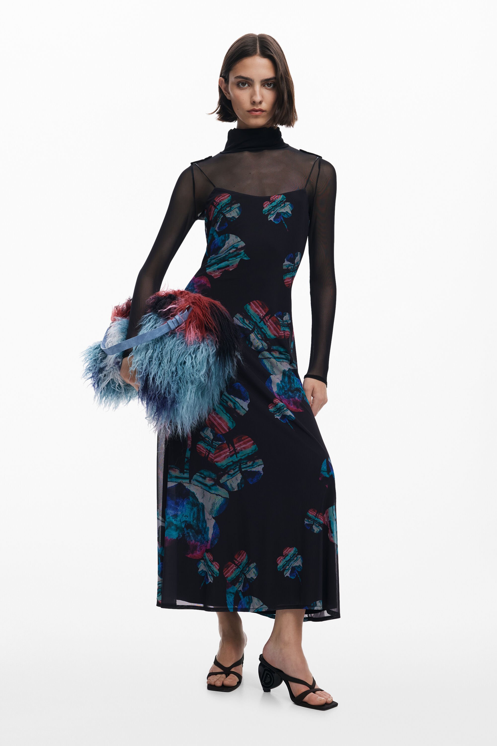 Desigual Jurk ontworpen door Mr. Christian Lacroix - BLACK