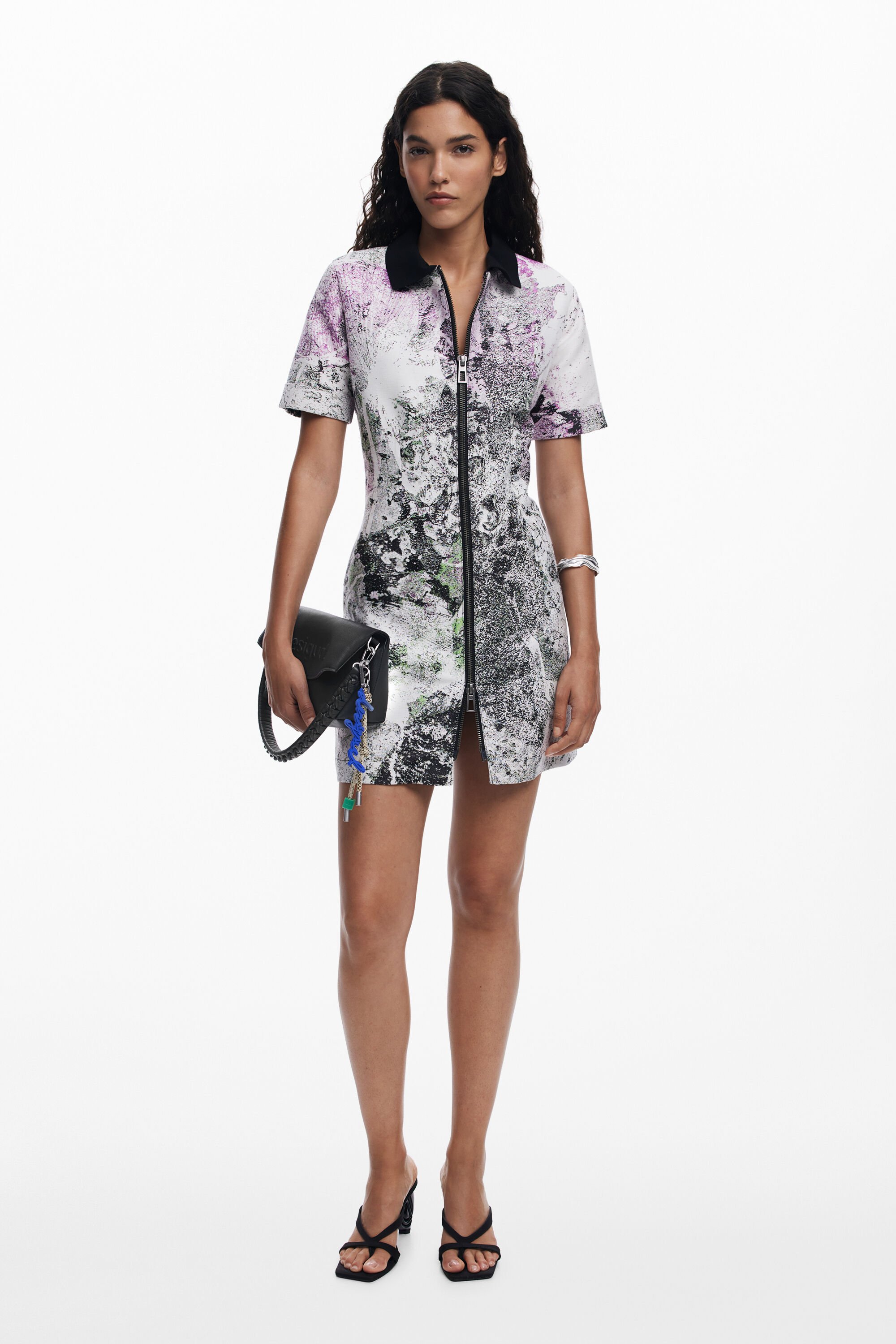 Desigual Jurk ontworpen door Mr. Christian Lacroix - BLACK