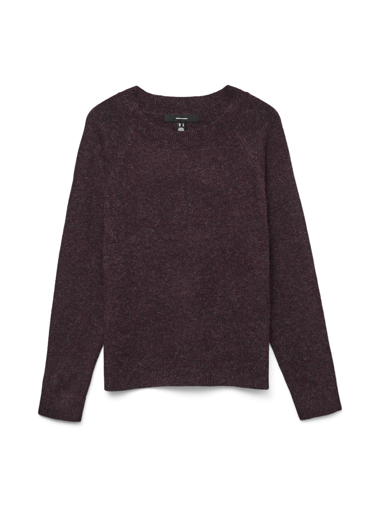 Vero Moda Vmdoffy ls o-neck blouse ga noos bordeaux